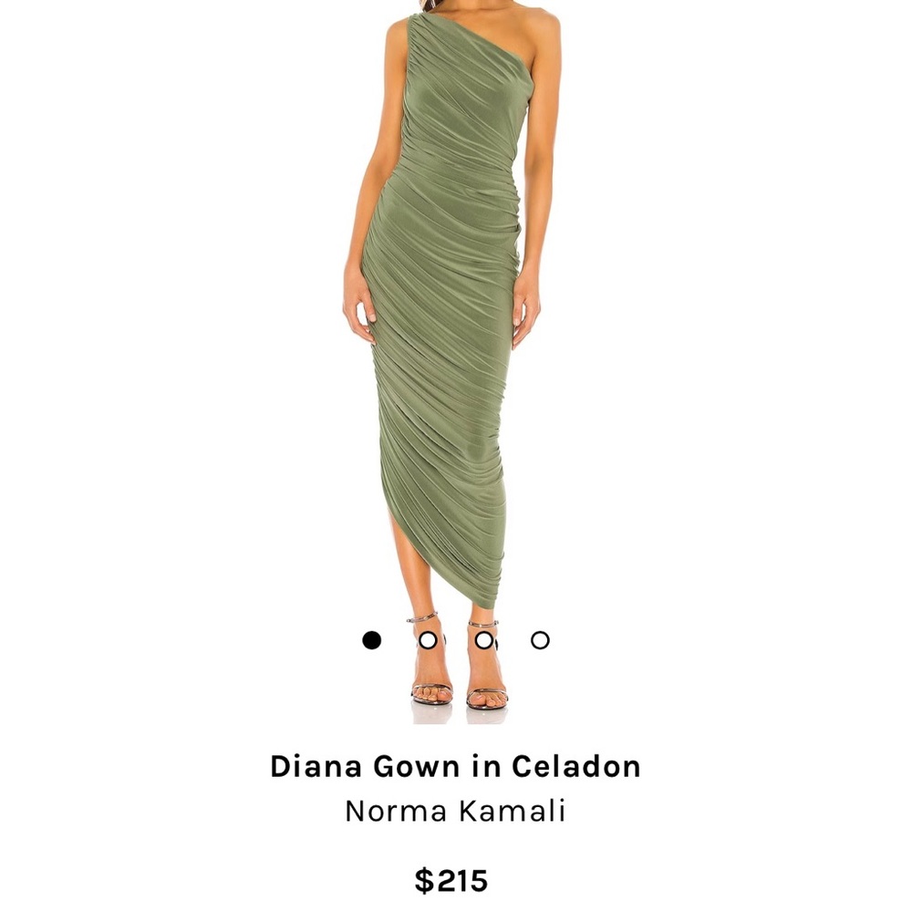 Norma Kamali Diana Dress in Celadon